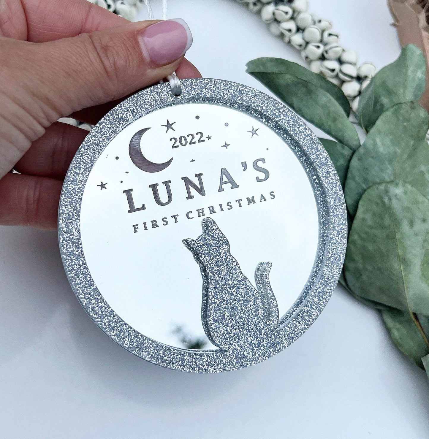 Cats 1st Christmas ornament