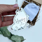 Mirrored Chinchilla ornament