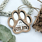 Personalised paw memorial