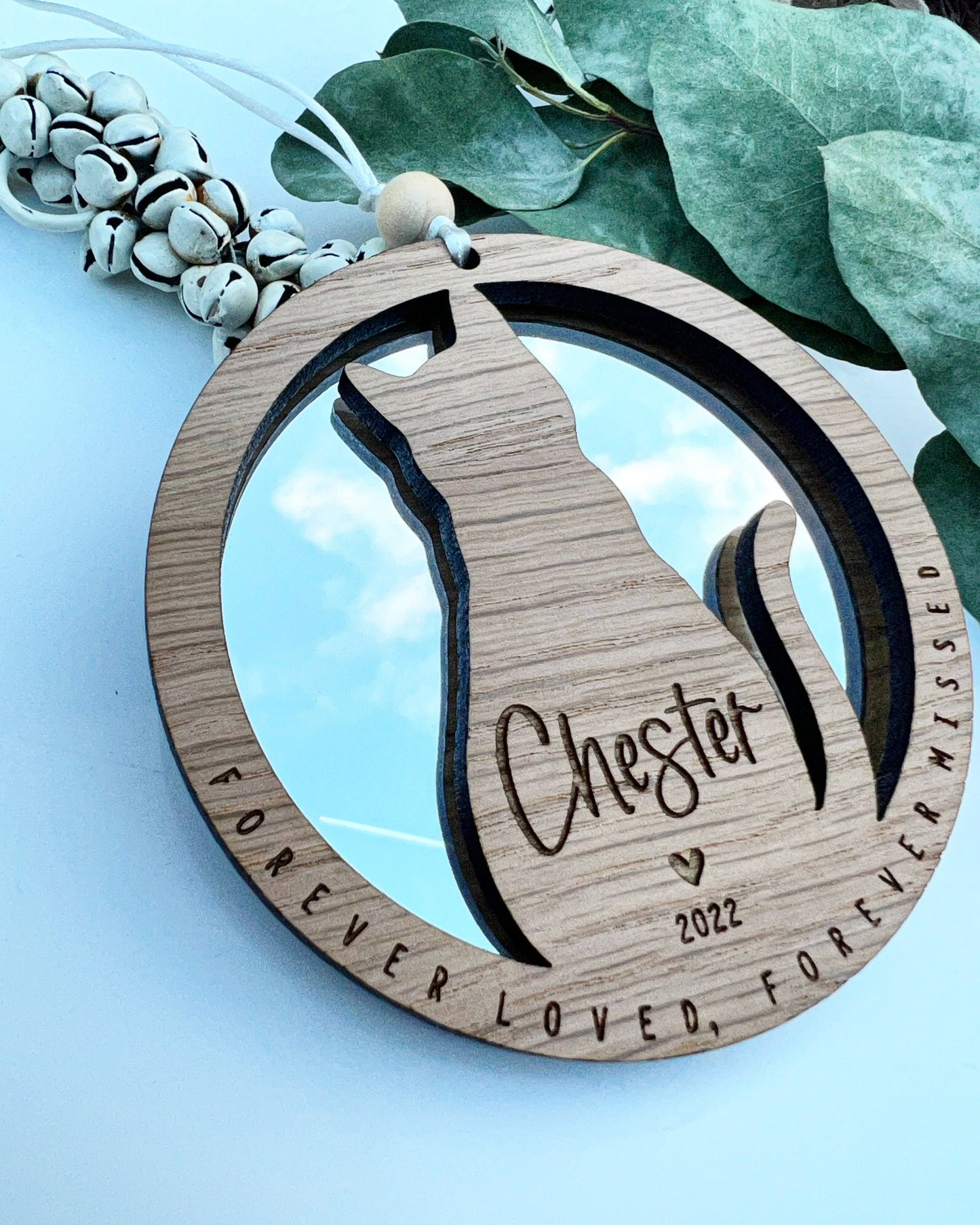 Personalised cat memorial gift, Cat Christmas decoration, Cat Christmas ornament, Cat Christmas bauble, Cat Christmas memorial decoration