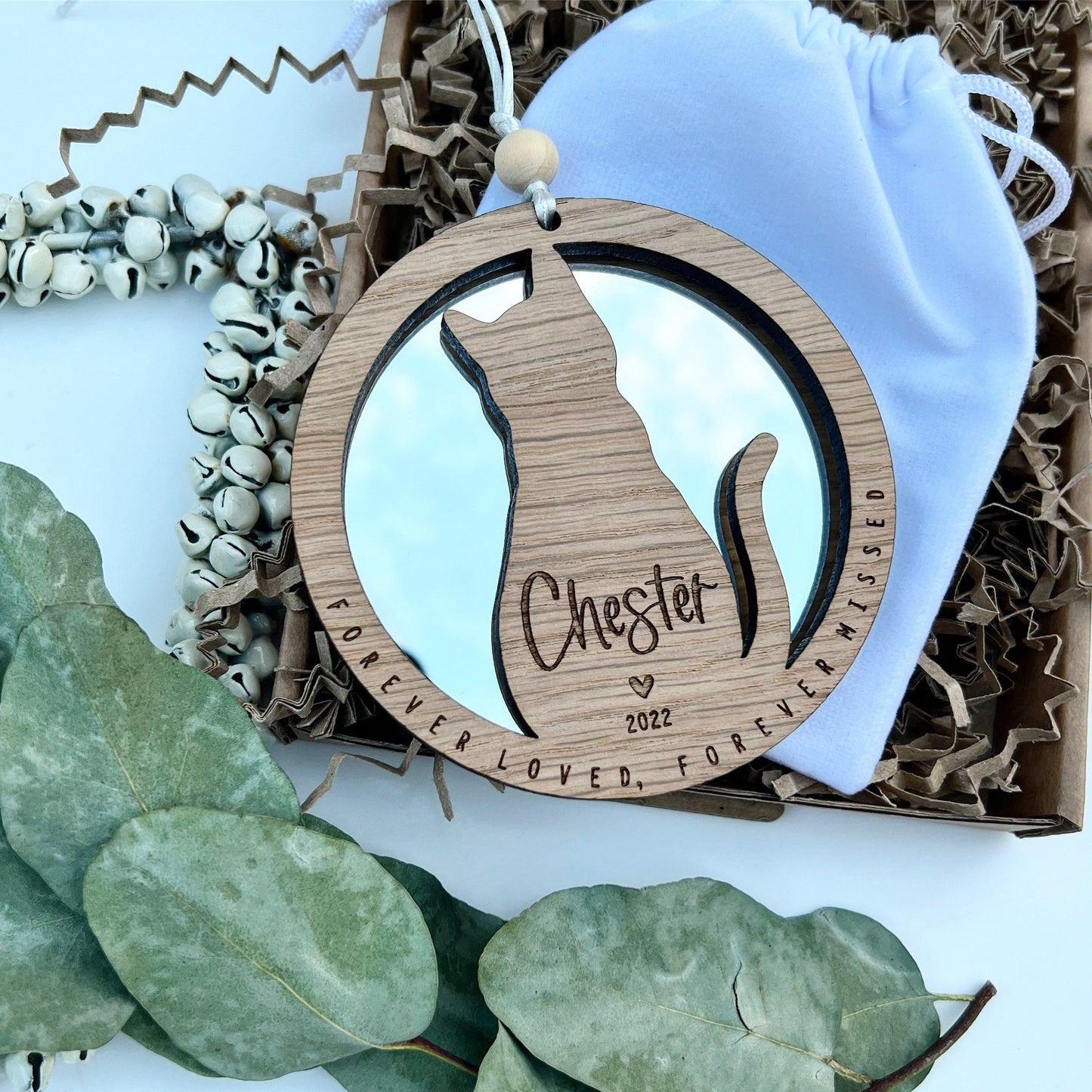 Personalised cat memorial gift, Cat Christmas decoration, Cat Christmas ornament, Cat Christmas bauble, Cat Christmas memorial decoration