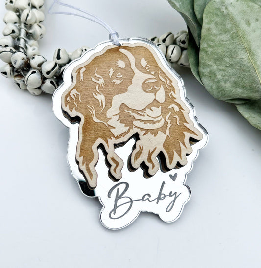 Bernese mountain dog ornament