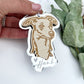 Whippet dog ornament