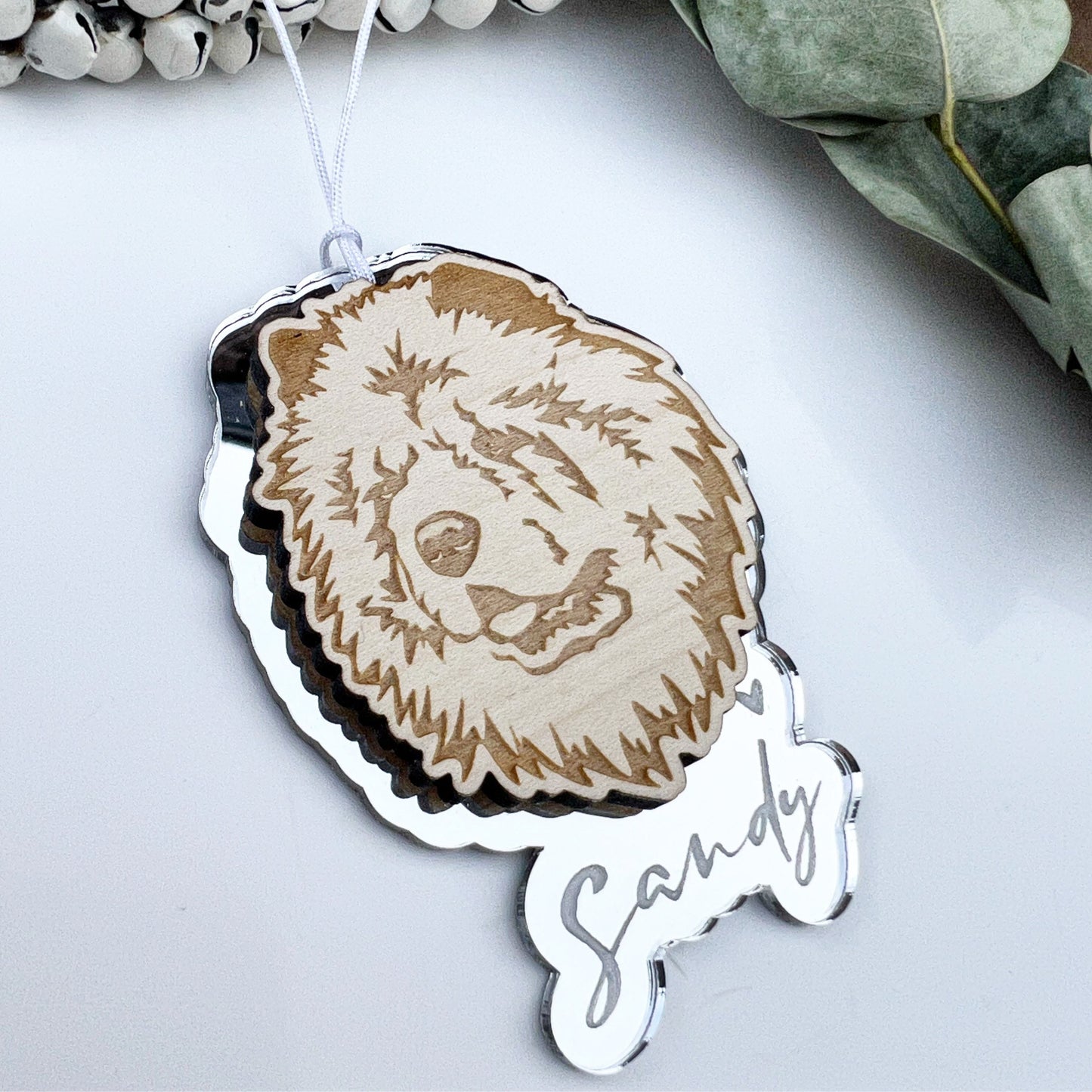 Chow chow dog ornament