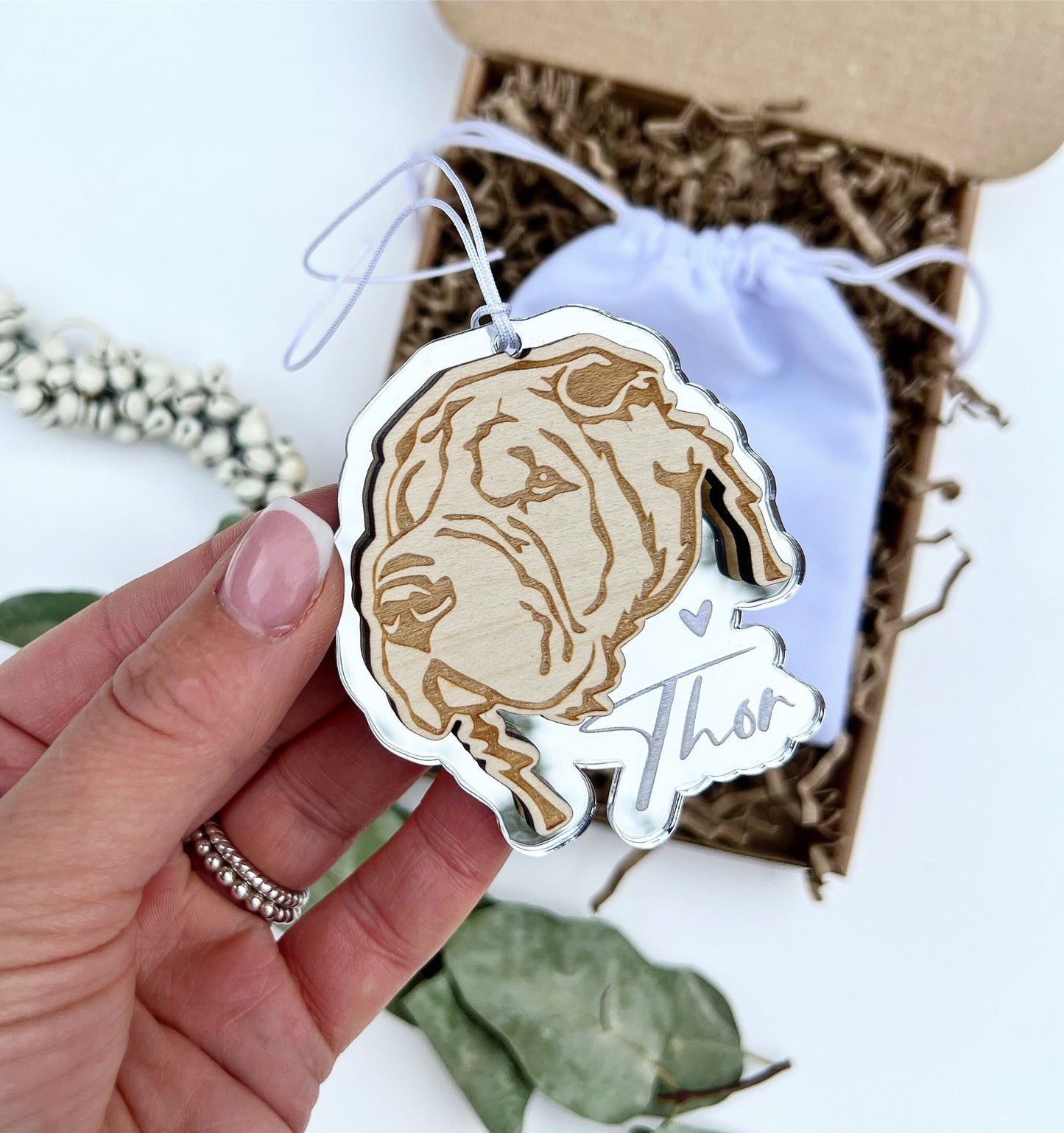 Shar Pei dog ornament