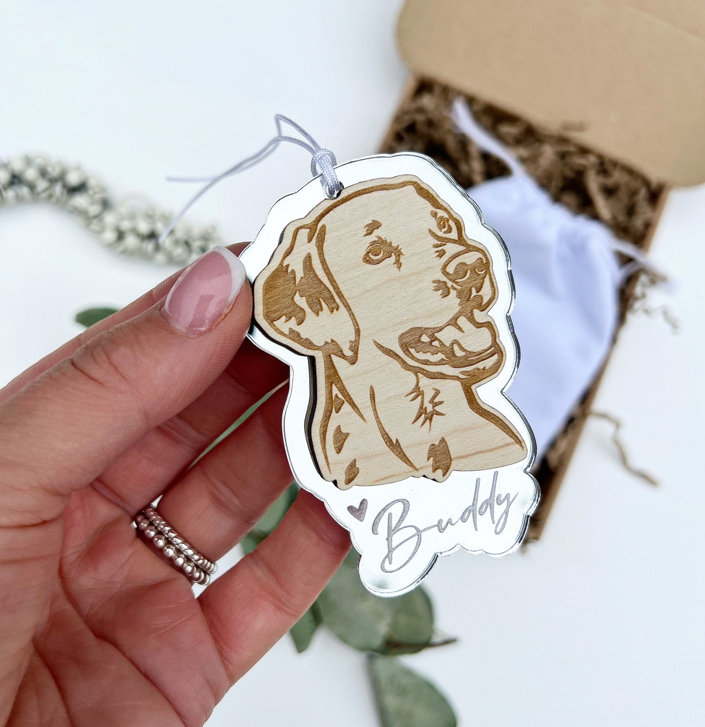 Dalmatian dog ornament