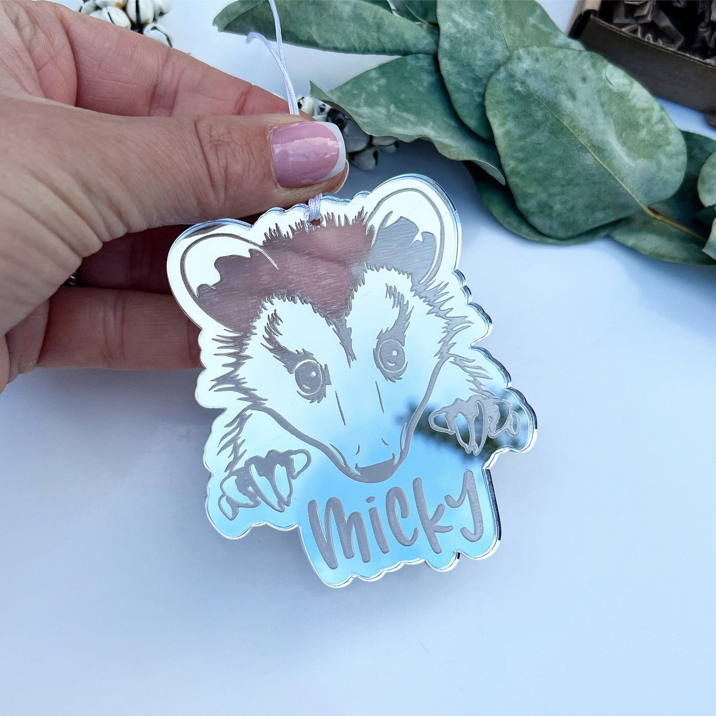 Opossum ornament