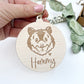 Hamster keepsake ornament