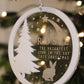 Christmas bunny memorial ornament