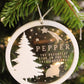 Hamster Christmas memorial ornament