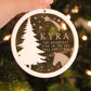 Pet memorial Christmas ornament, Suitable for all pets, Pet sympathy gift, Pet memorial decoration, Pet keepsake, Pet remembrance gift