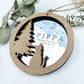 Christmas cat memorial ornament
