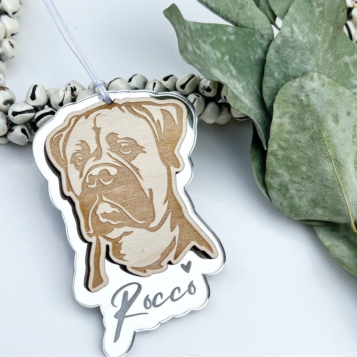Bull mastiff dog ornament