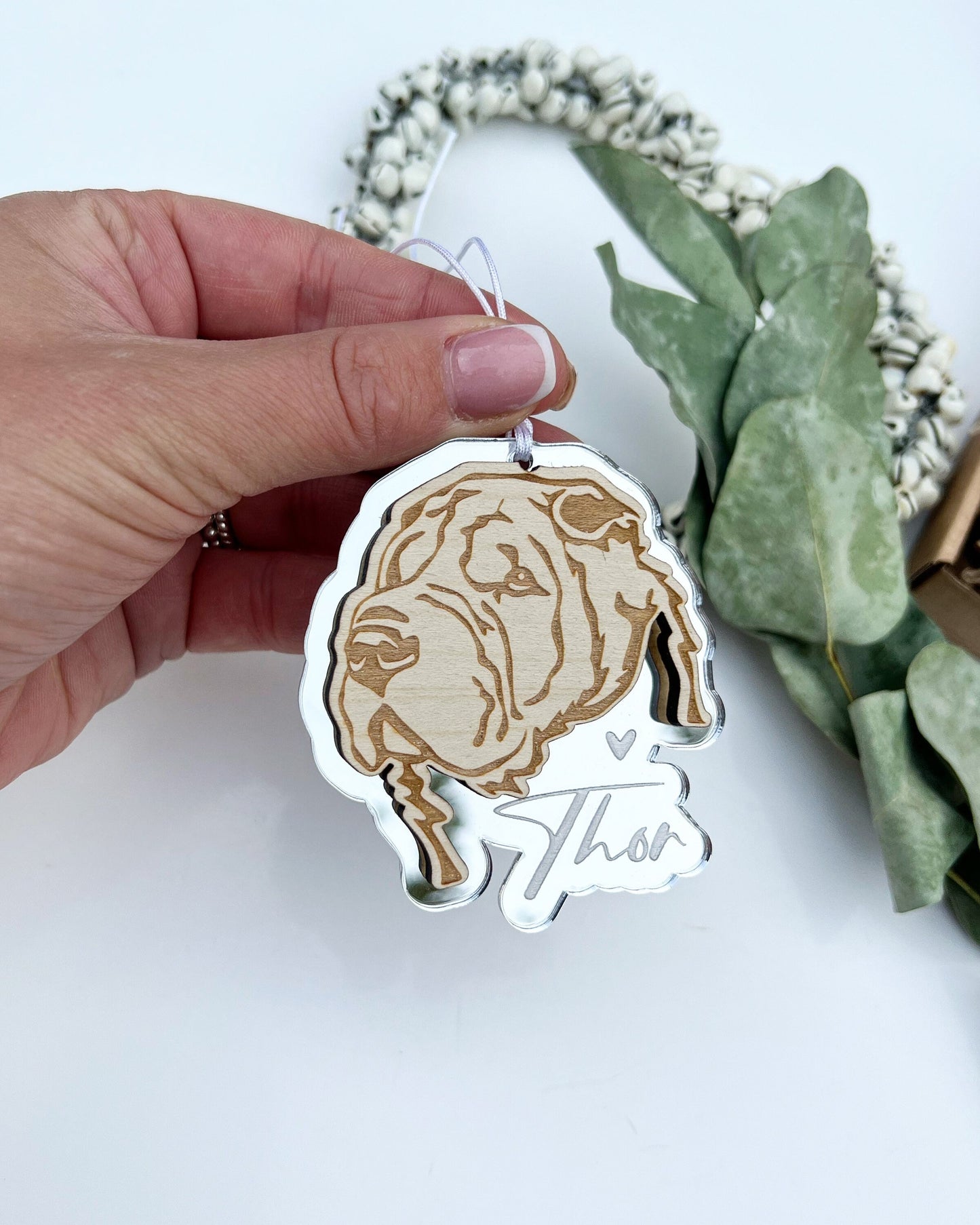 Shar Pei dog ornament