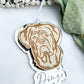 Dogue de Bordeaux dog ornament