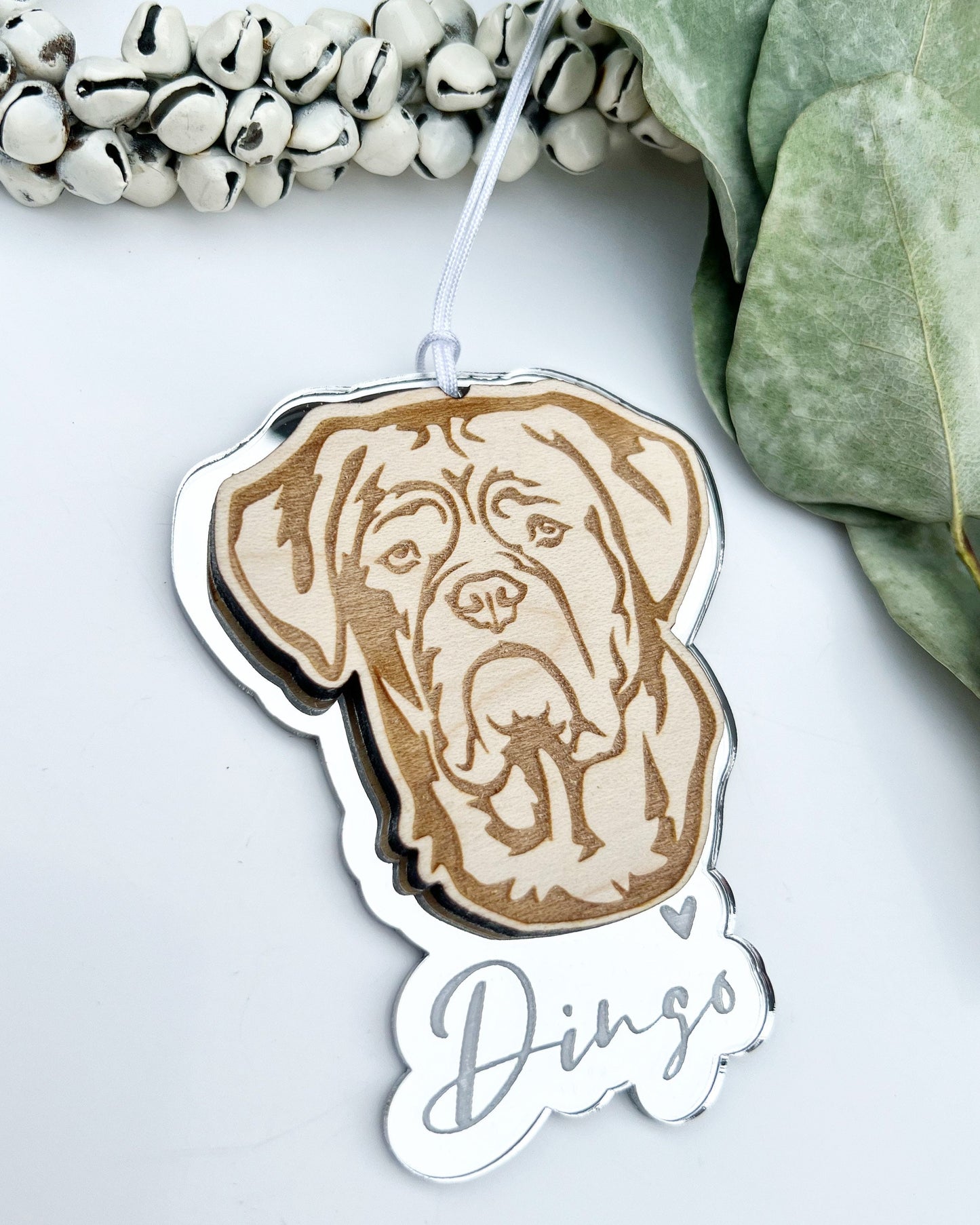 Dogue de Bordeaux dog ornament