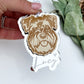 Miniature schnauzer dog ornament