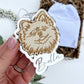 Pomeranian dog ornament