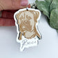 Bull mastiff dog ornament