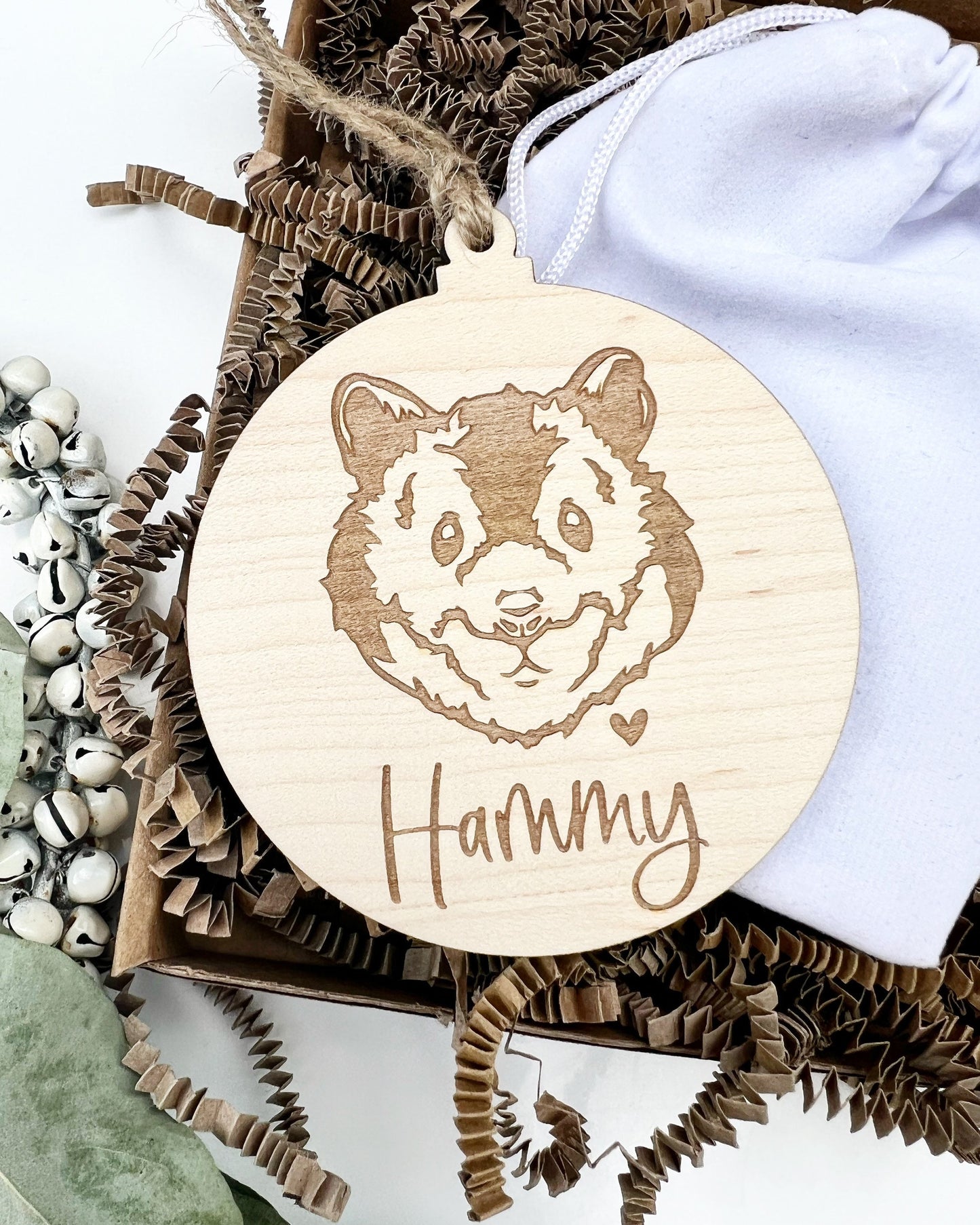 Hamster keepsake ornament