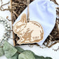Personalised bunny Christmas ornament, Custom bunny decoration, Personalised rabbit ornament, Custom Rabbit decoration, Bunny lover gift