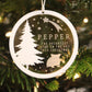 Hamster Christmas memorial ornament